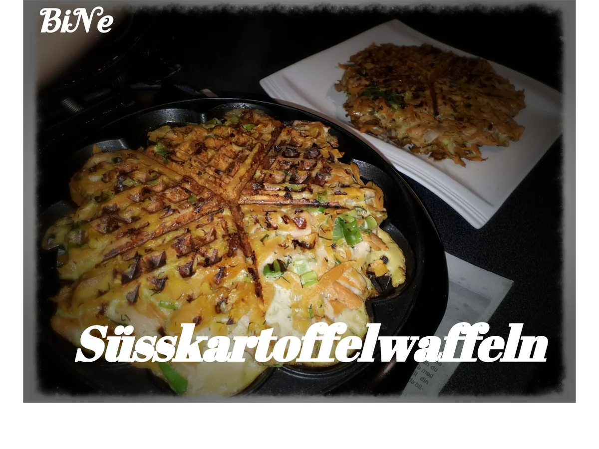 BiNe` S SÜSSKARTOFFELWAFFELN - Rezept - Bild Nr. 2