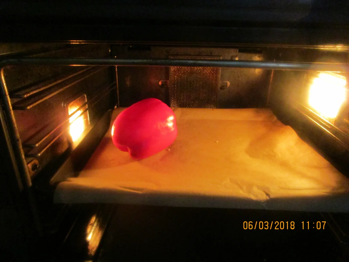 Rezept: Steinbeißer Filet mit kalter Paprikasauce und Zucchinigemüse Bild Nr. 5358 Steinbeißer Filet mit kalter Paprikasauce und Zucchinigemüse - Rezept - Bild Nr. 5358