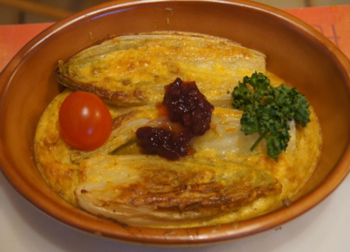 Gebackenes Chicorée Omelett - Rezept - Bild Nr. 5360