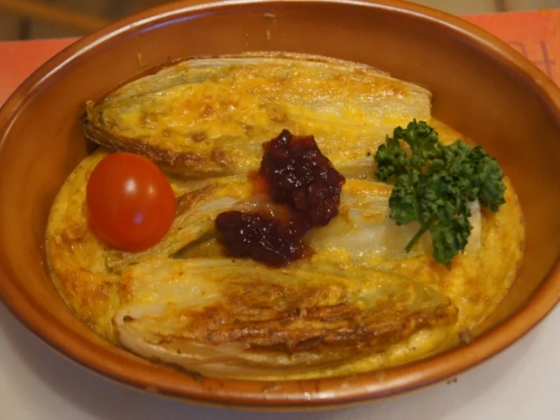 Rezept: Gebackenes Chicorée Omelett Bild Nr. 5360 Gebackenes Chicorée Omelett - Rezept - Bild Nr. 5360