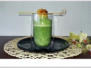 Rezept: Spinat-Cremesuppe mit Jakobsmuschel-Spieร Bild Nr. 5352 Spinat-Cremesuppe mit Jakobsmuschel-Spieร - Rezept - Bild Nr. 5352