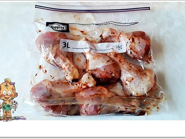 Marinierte Hähnchen-Unterschenkel aus dem Backofen mit Beilage - Rezept - Bild Nr. 5358