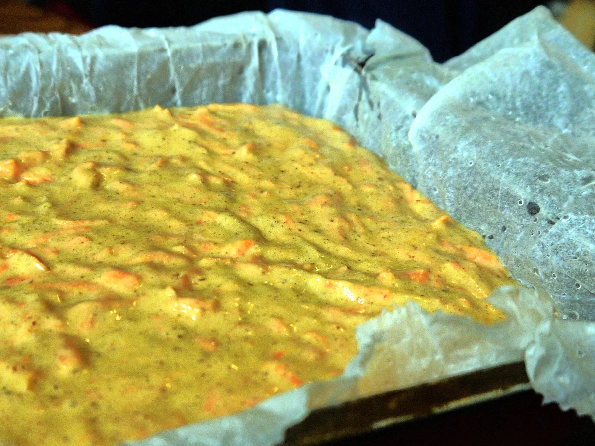 Möhren-Streuselkuchen mit Orangenschmand - Rezept - Bild Nr. 8