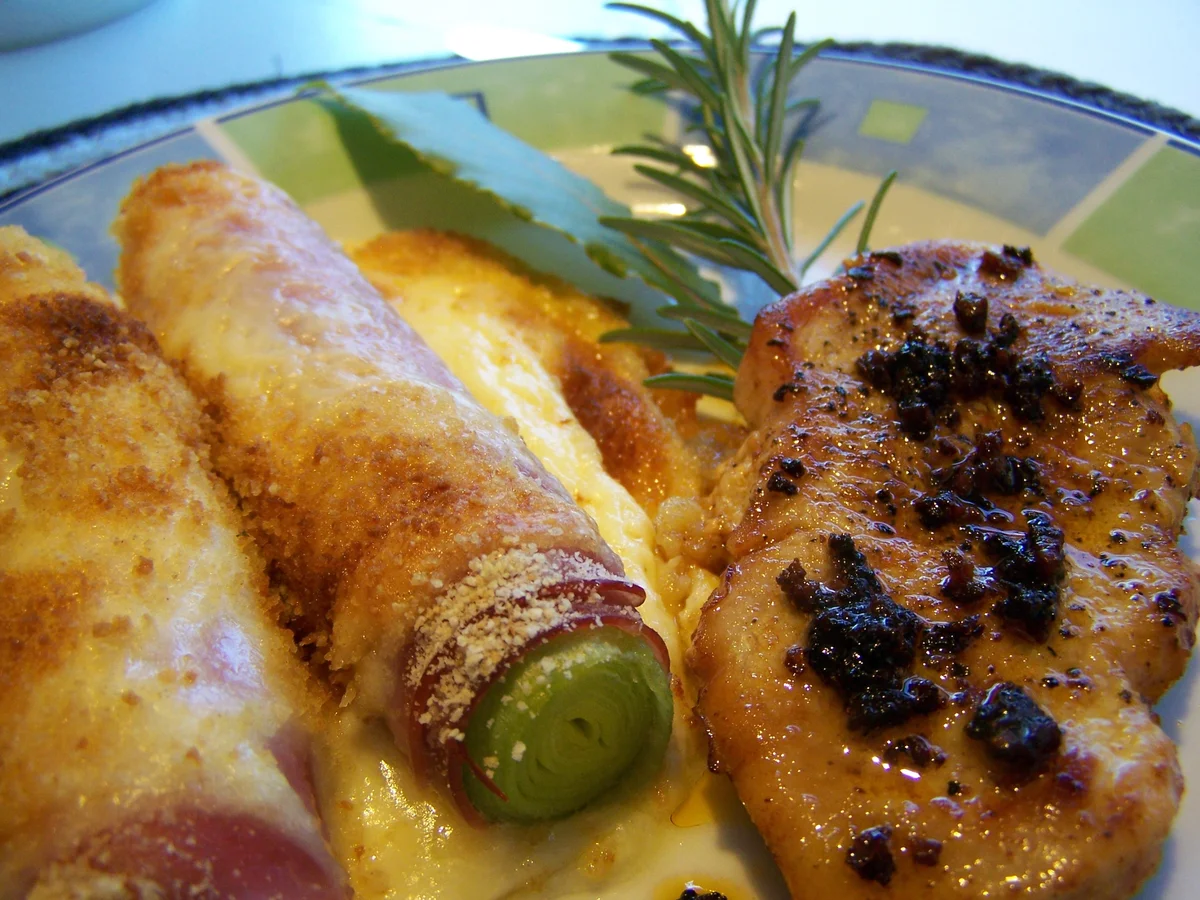 Rezept: Ummantelter Porree Bild Nr. 2 Ummantelter Porree - Rezept - Bild Nr. 2