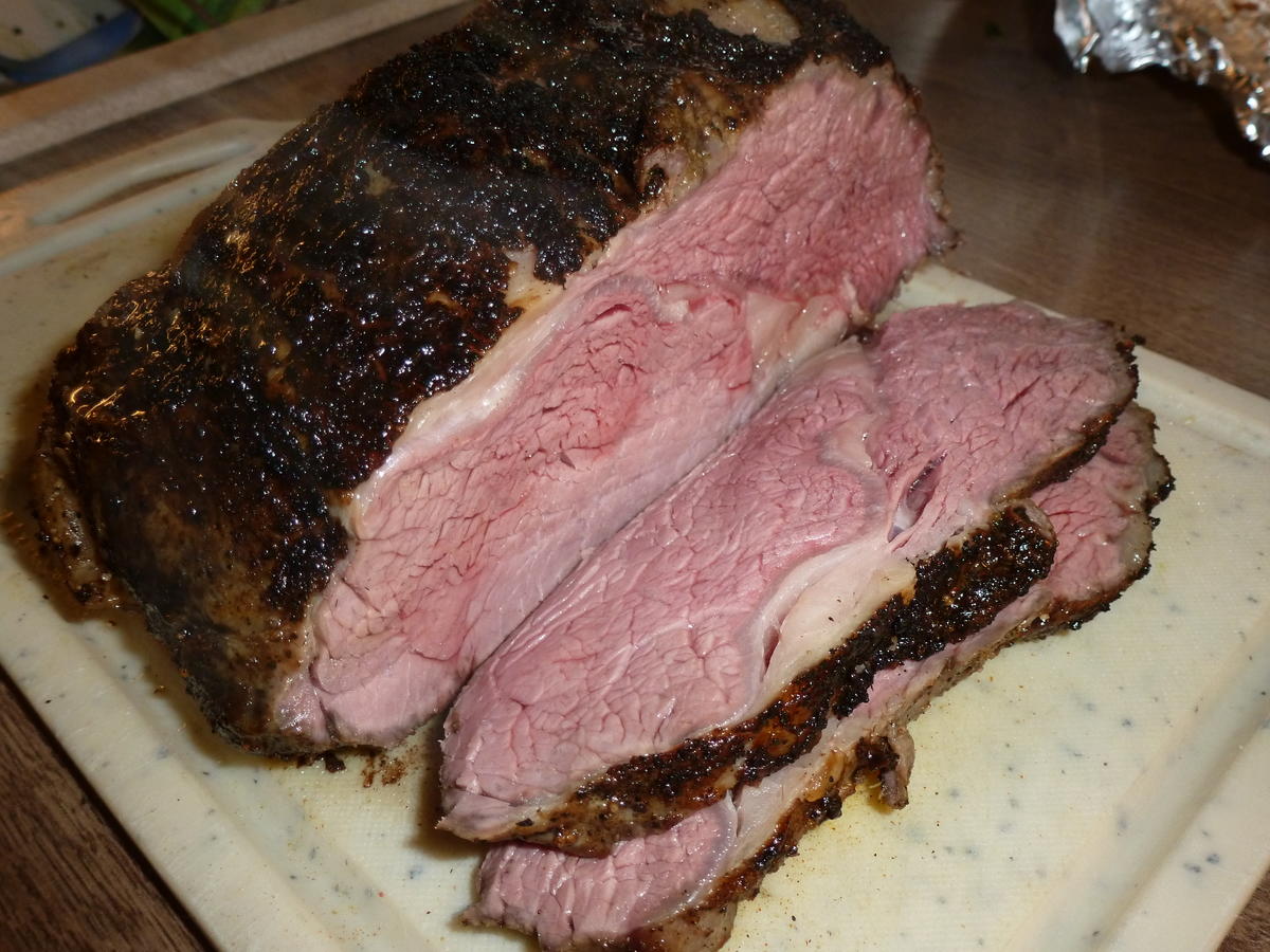 Entrecote aus dem Backofen -Niedertemperatur gegart- SUPERZART! - Rezept