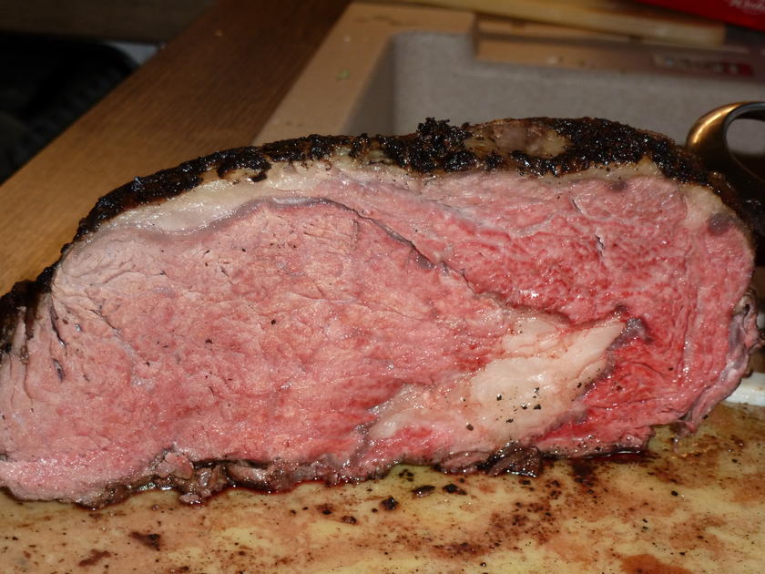 Entrecote aus dem Backofen -Niedertemperatur gegart- SUPERZART! - Rezept