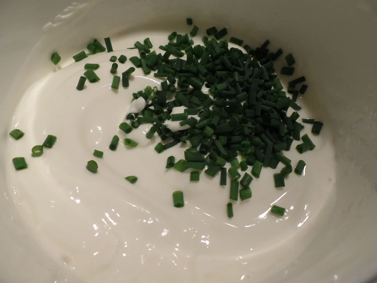 Linsenpuffer mit Joghurt-Dip - Rezept - Bild Nr. 5409