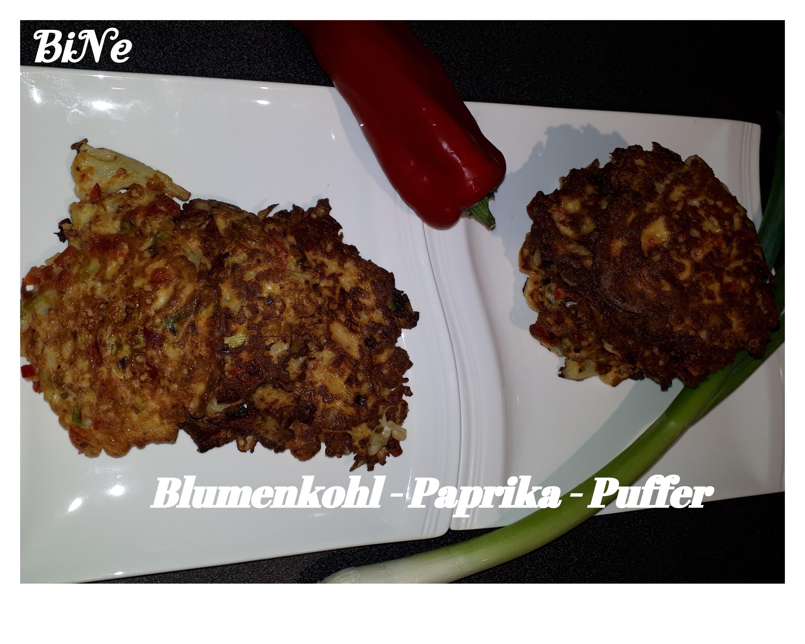 Bilder für BiNe` S BLUMENKOHL - PAPRIKA - PUFFER - Rezept