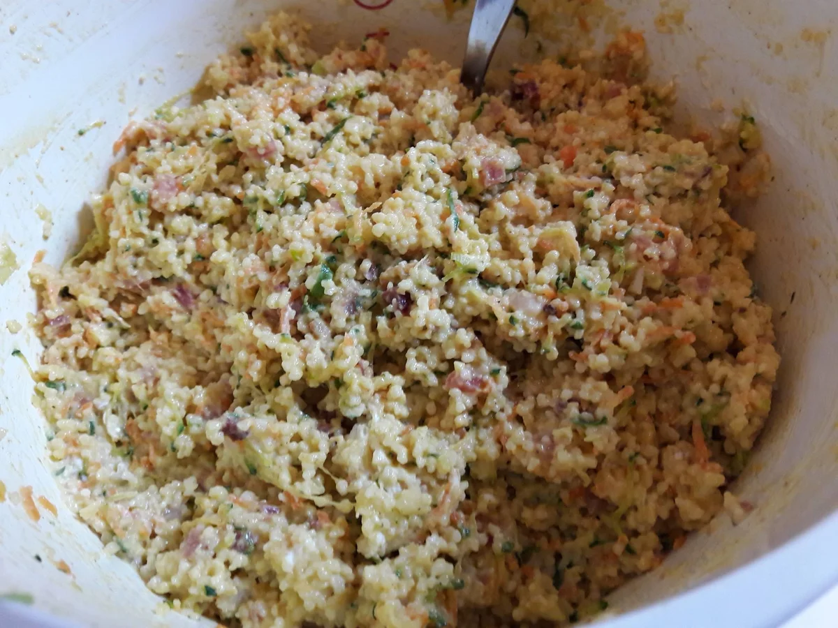 Rezept: Couscous-Gemüse-Laibchen Bild Nr. 5399 Couscous-Gemüse-Laibchen - Rezept - Bild Nr. 5399