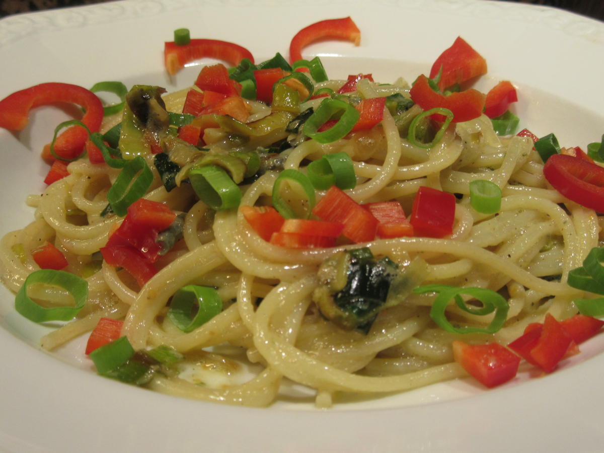 Pasta: Spaghetti con Porro - Rezept - Bild Nr. 5396