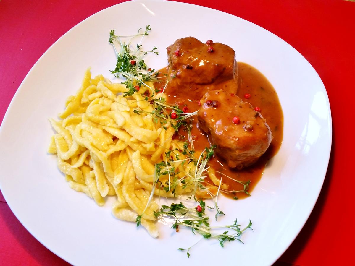 Schweinefilet in Pfeffersoße - Rezept mit Bild - kochbar.de