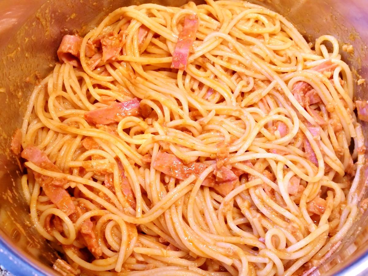 Rote Knoblauch-Spaghetti - Rezept - Bild Nr. 5401