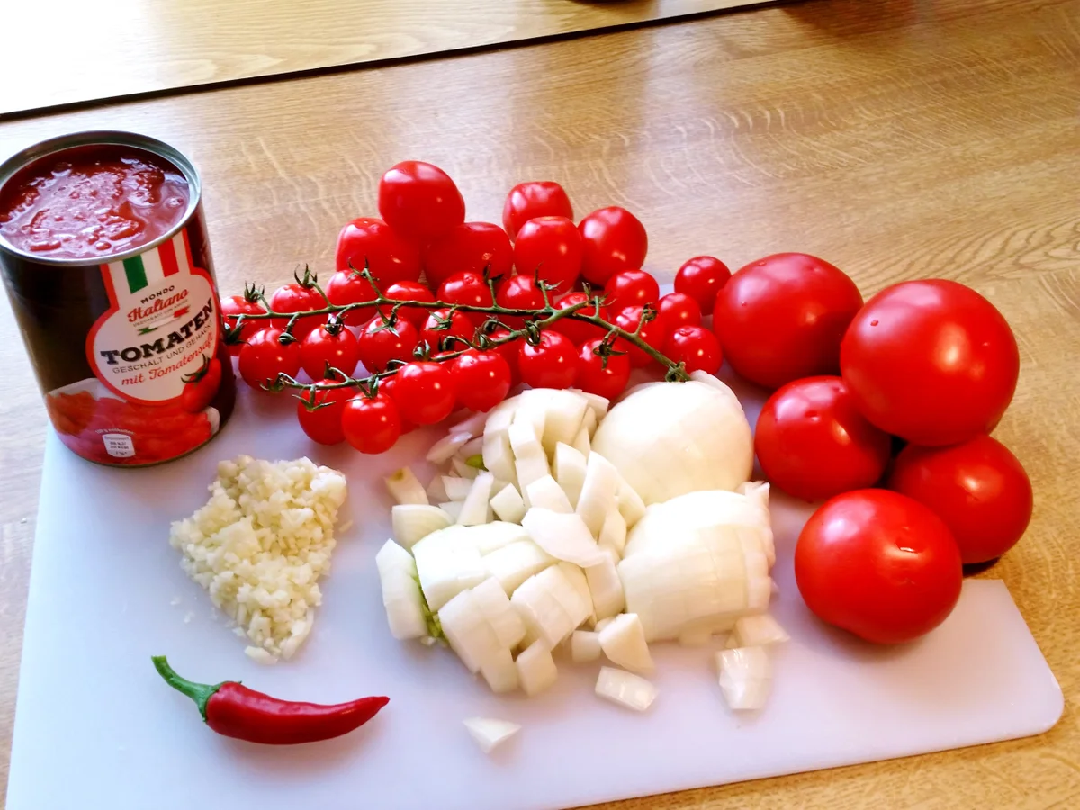 Tomatensuppe mit frischen Tomaten - Rezept - Bild Nr. 5397