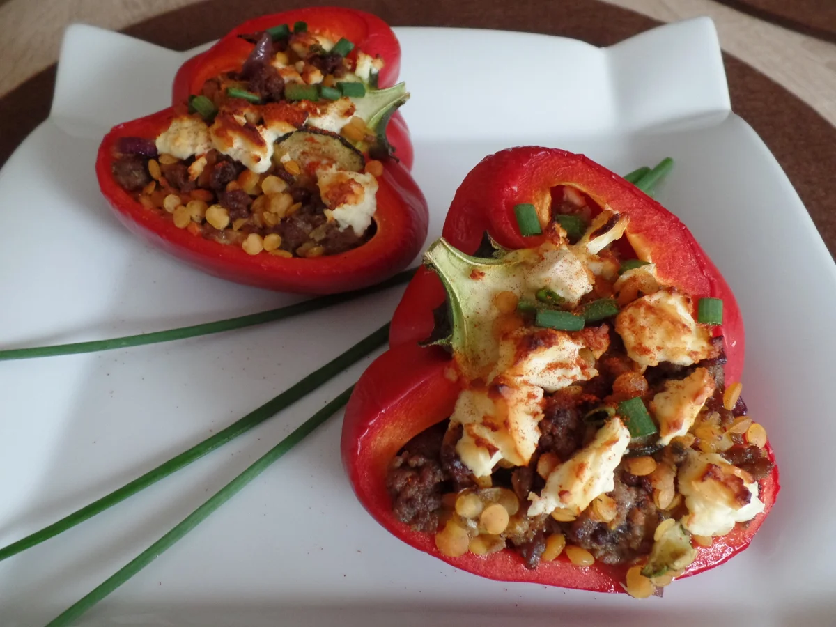 Gefüllte Ofen-Paprika - Rezept - Bild Nr. 5414