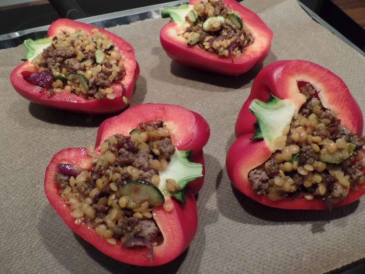 Gefüllte Ofen-Paprika - Rezept - Bild Nr. 5422