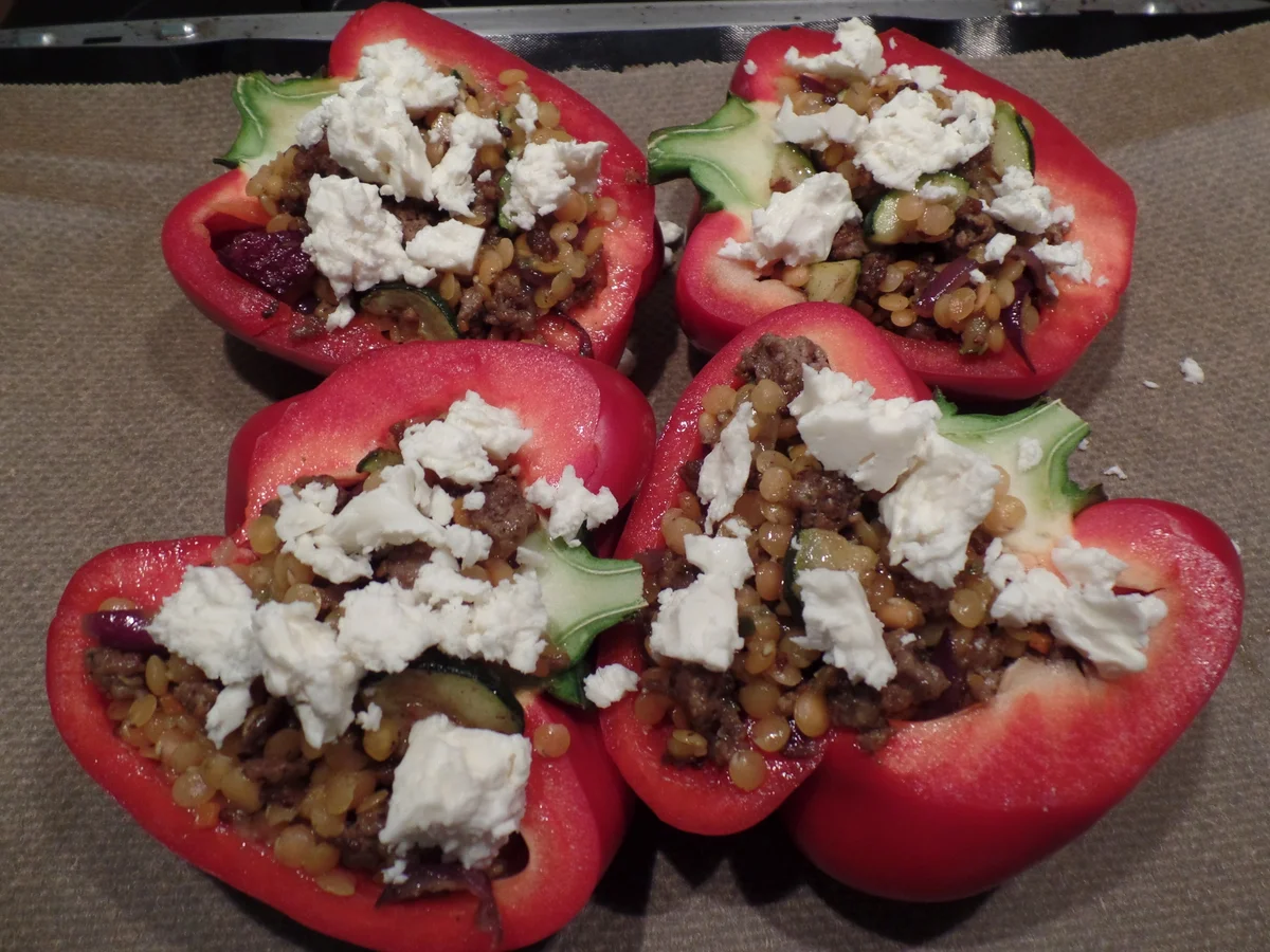 Gefüllte Ofen-Paprika - Rezept - Bild Nr. 5423