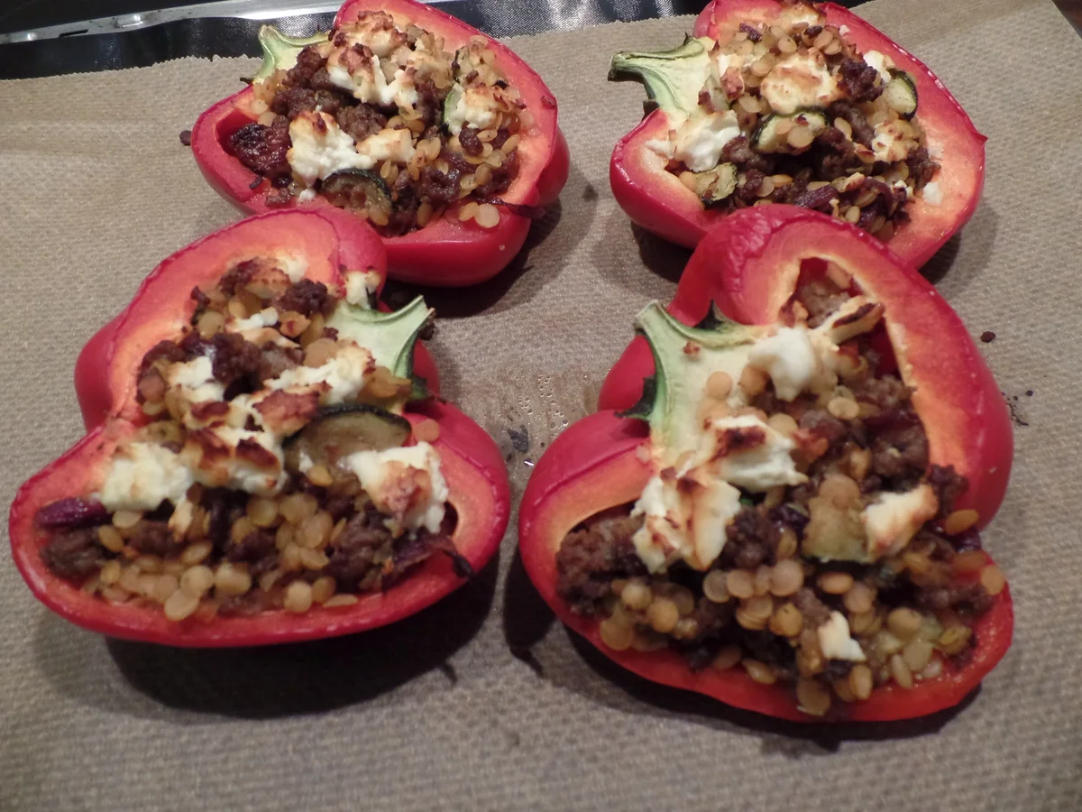 Gefüllte Ofen-Paprika - Rezept - Bild Nr. 5424