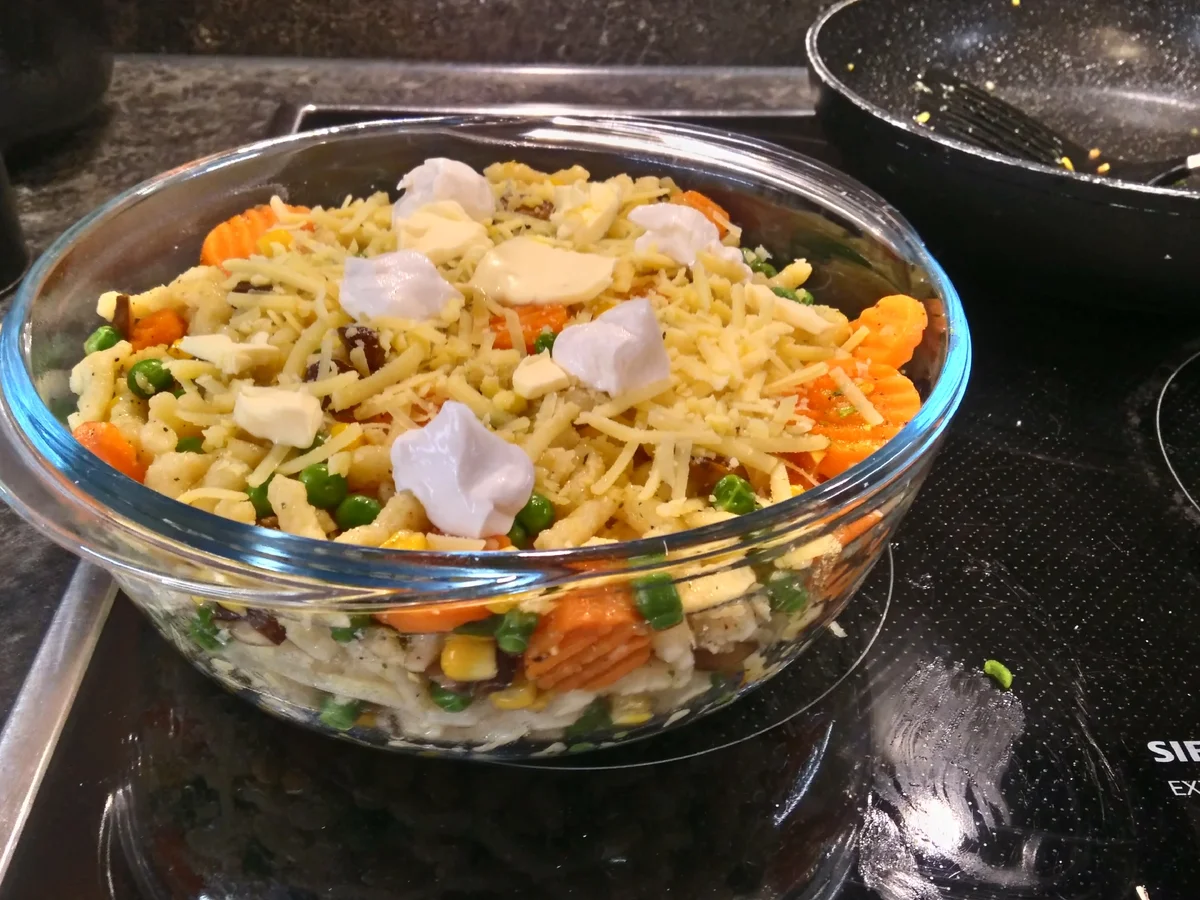 Veganer Spätzlesauflauf - Rezept - Bild Nr. 5424