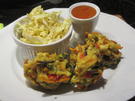 Fisch: Krebsschwänze in frittierten Gemüsekrapfen - Rezept - Bild Nr. 5416