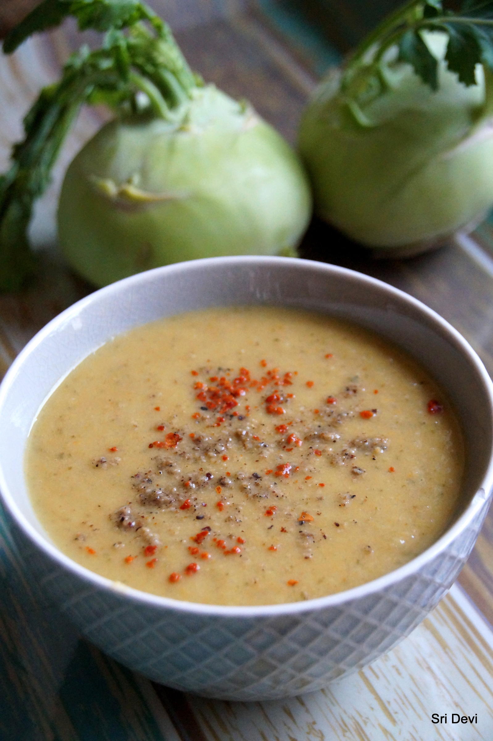 Bilder für Kohlrabi-Süßkartoffel-Suppe - Rezept