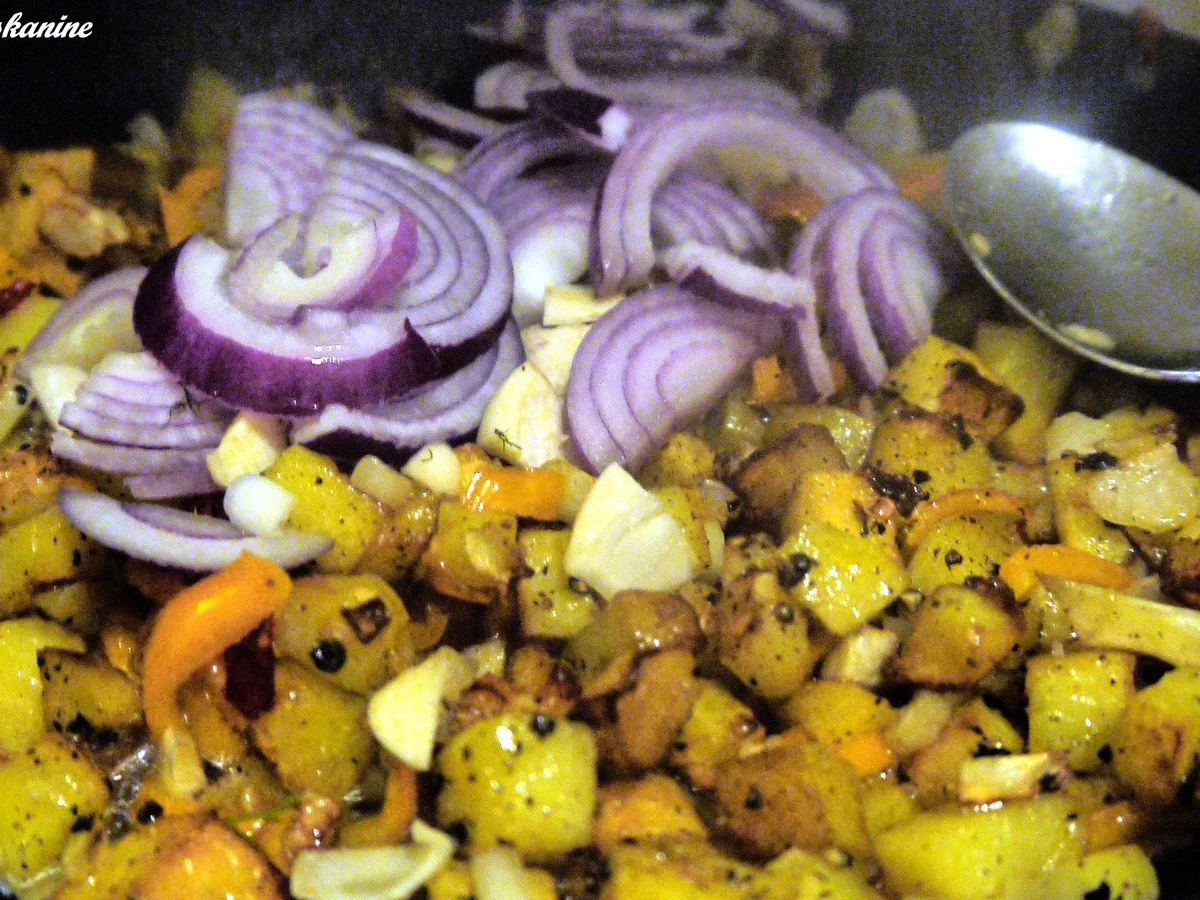 Rezept: Pikante Kartoffel.Fenchel-Pfanne Bild Nr. 6 Pikante Kartoffel.Fenchel-Pfanne - Rezept - Bild Nr. 6