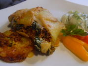 Kartoffel-Hackfleisch-Rolle mit Gurkensalat - Rezept - Bild Nr. 5422