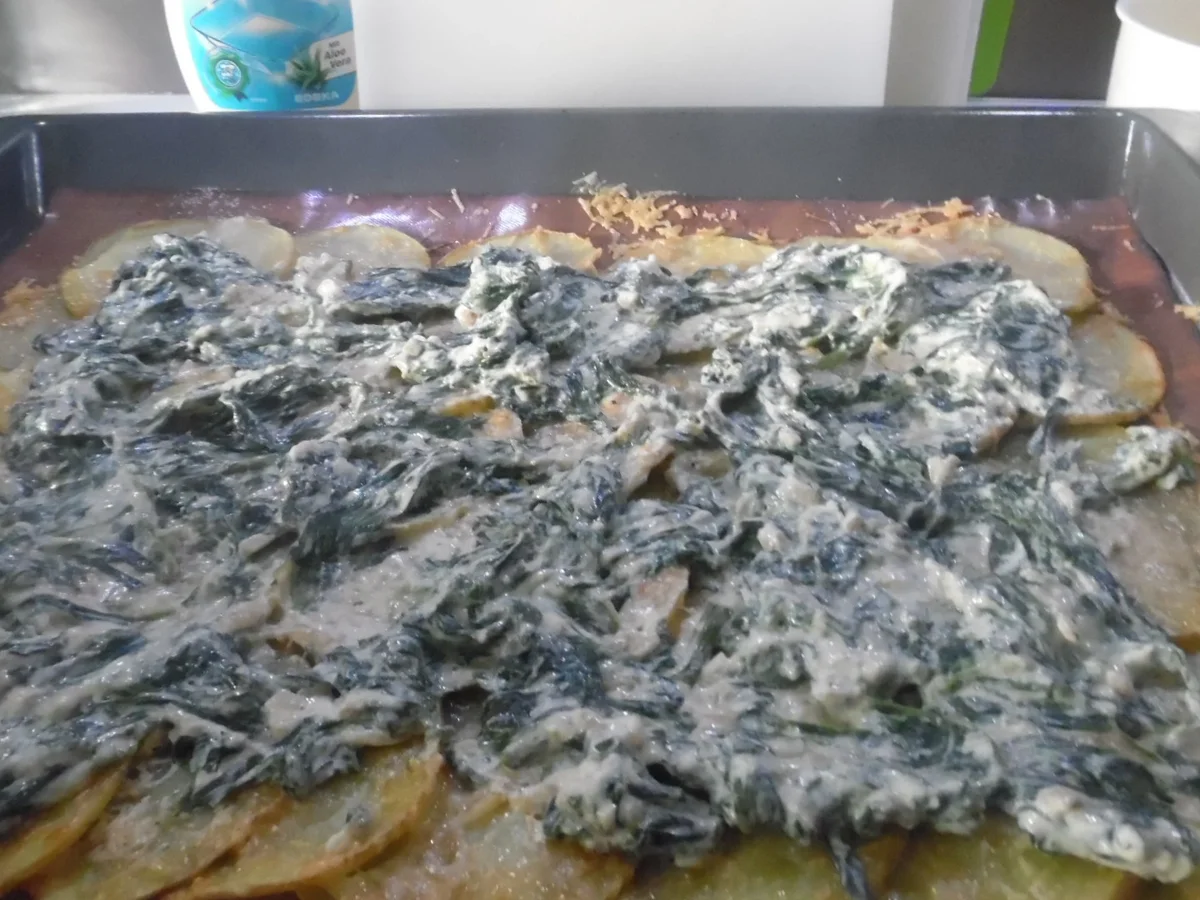 Kartoffel-Hackfleisch-Rolle mit Gurkensalat - Rezept - Bild Nr. 5426