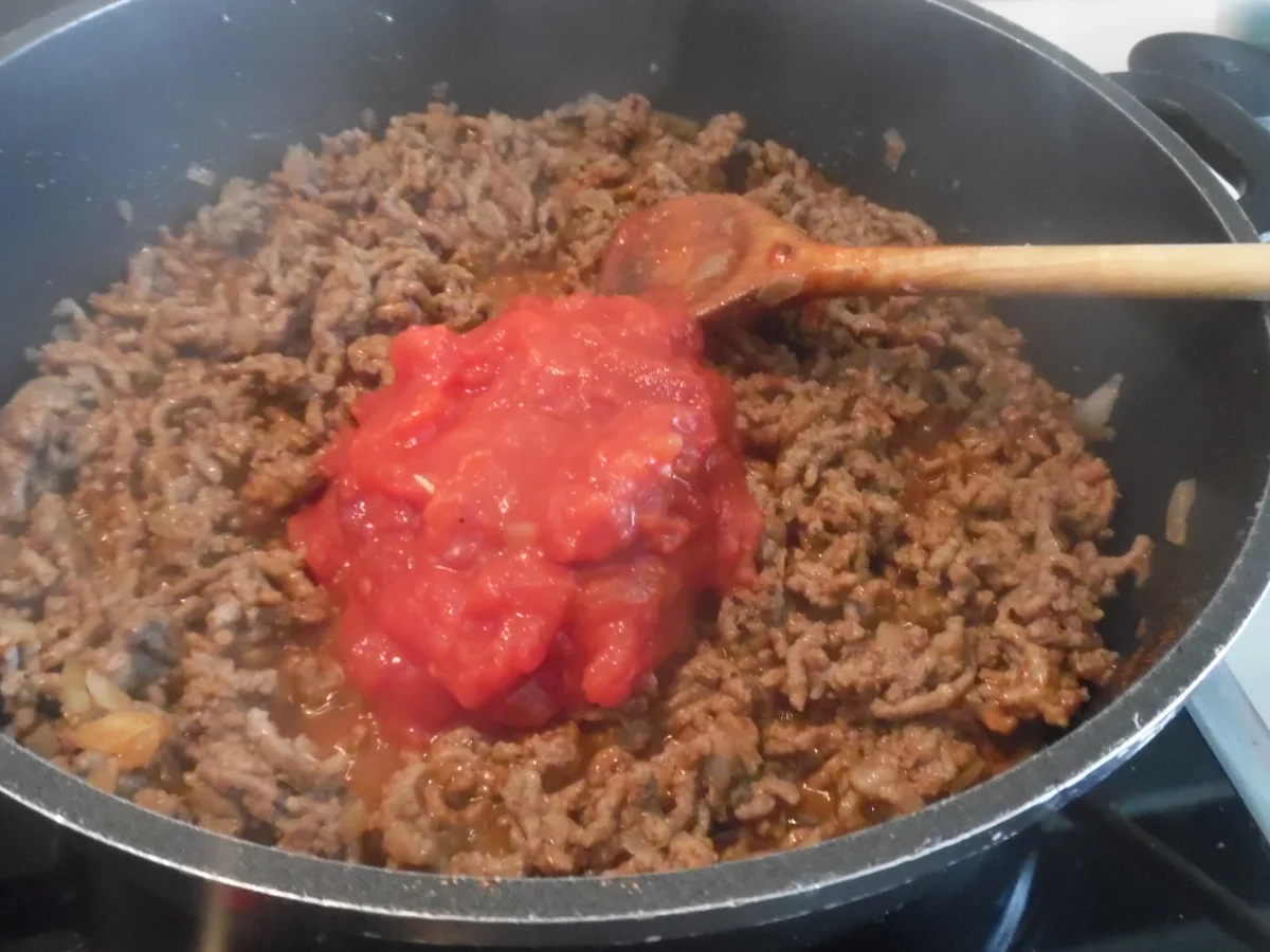 Kartoffel-Hackfleisch-Rolle mit Gurkensalat - Rezept - Bild Nr. 5432