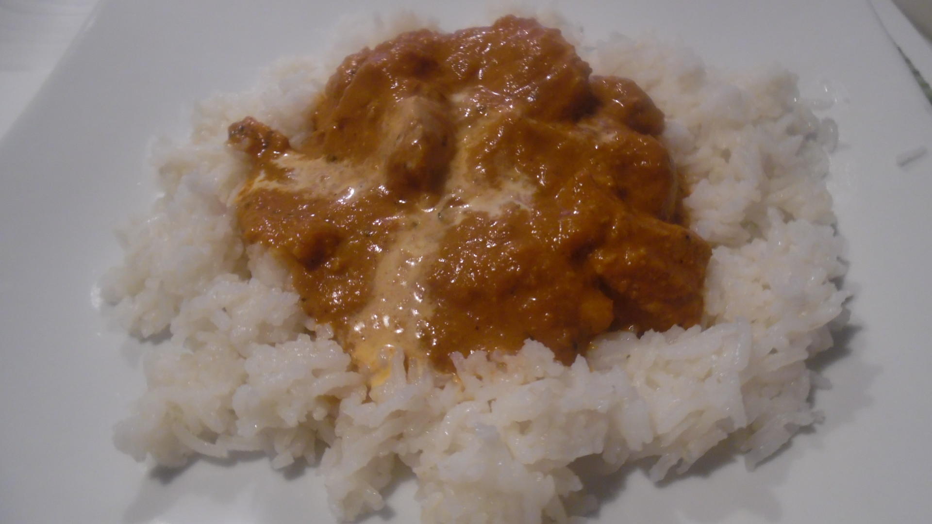 Bilder für Butter Chicken (Murgh Makhani) im Basmati-Reis-Ring - Rezept