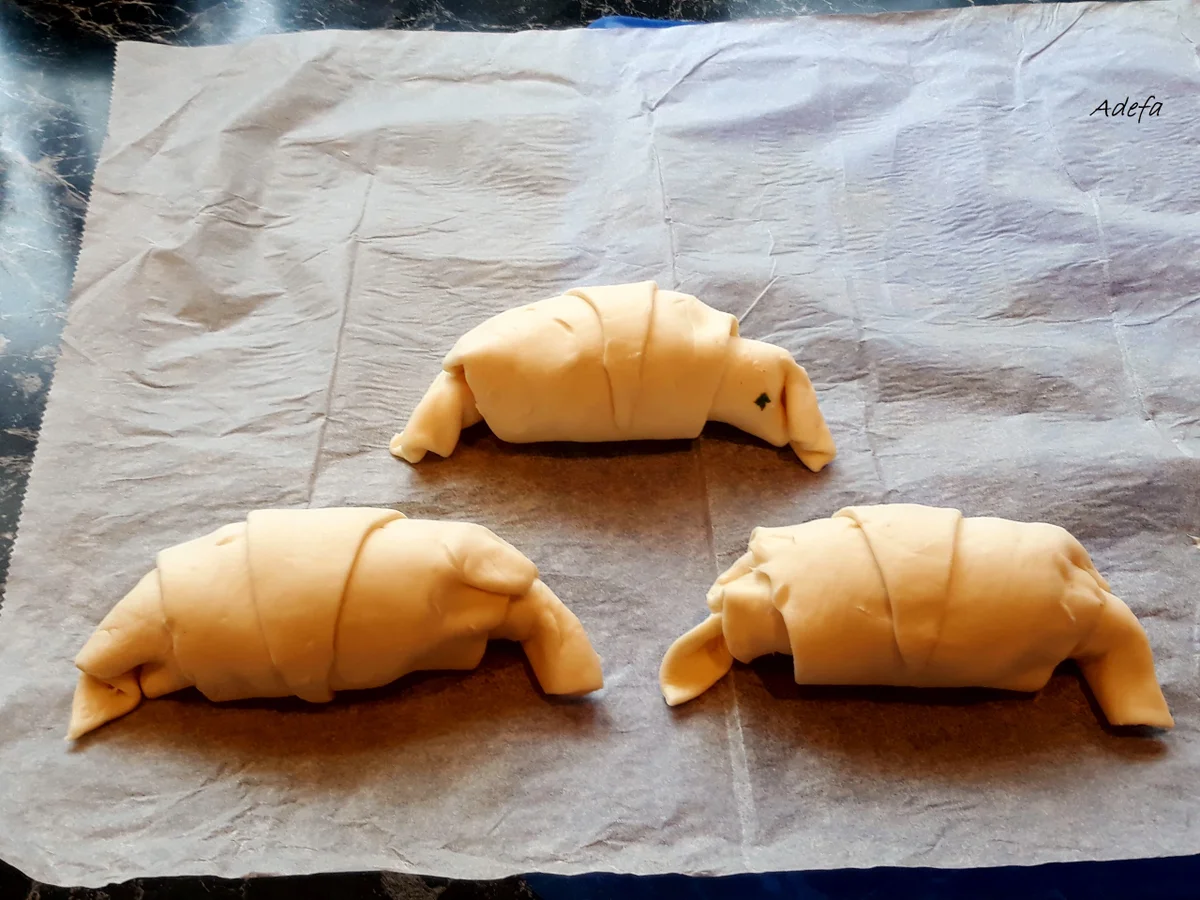 Rezept: Fingerfood...Käse - Schinken - Croissant Bild Nr. 5426 Fingerfood...Käse - Schinken - Croissant - Rezept - Bild Nr. 5426