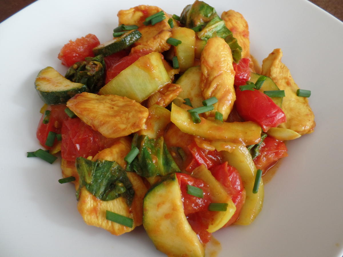 Hähnchen-Gemüse-Curry - Rezept - Bild Nr. 5431