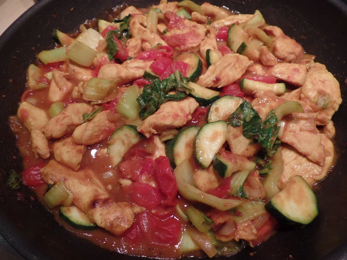 Hähnchen-Gemüse-Curry - Rezept - Bild Nr. 5436