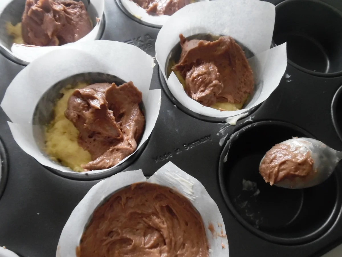 Donauwellen-Muffins - Rezept - Bild Nr. 5434