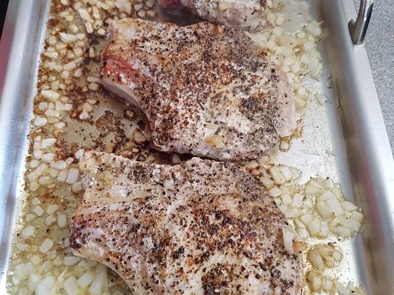 Kotelett vom Wollschwein à la Biggi - Rezept - Bild Nr. 5430