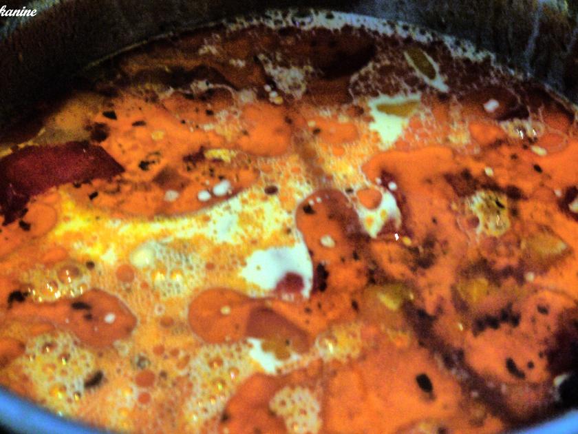 Schwein in pikantem Paprikarahm - einfach - 55 kcal/100g