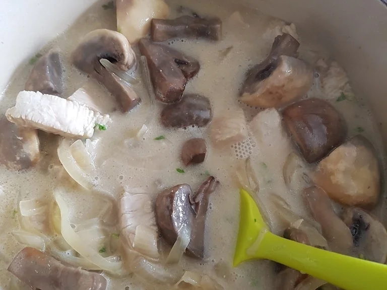 Rezept: Putenfilet Pilzgulasch à la Biggi Bild Nr. 5438 Putenfilet Pilzgulasch à la Biggi - Rezept - Bild Nr. 5438