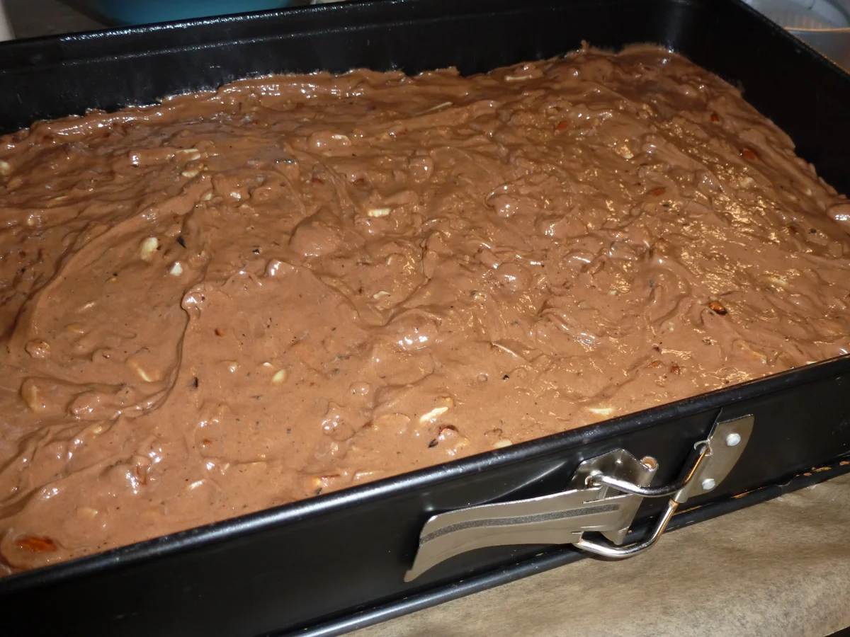 Schoko-Mandel-Brownies - Rezept - Bild Nr. 5448