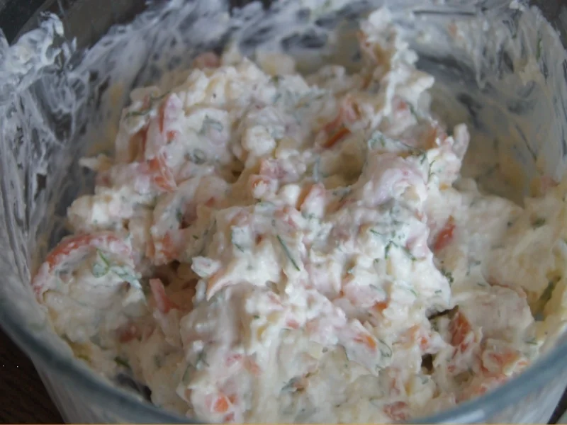 Räucherlachs-Quark mit Pellkartoffeln - Rezept - Bild Nr. 5451