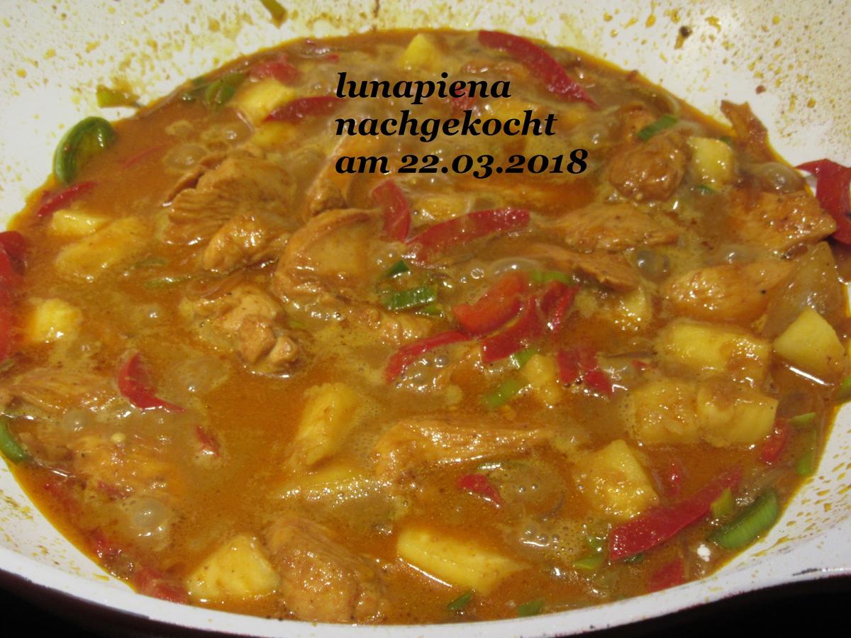 Fruchtiges Hähnchen Curry - Rezept - Bild Nr. 5457