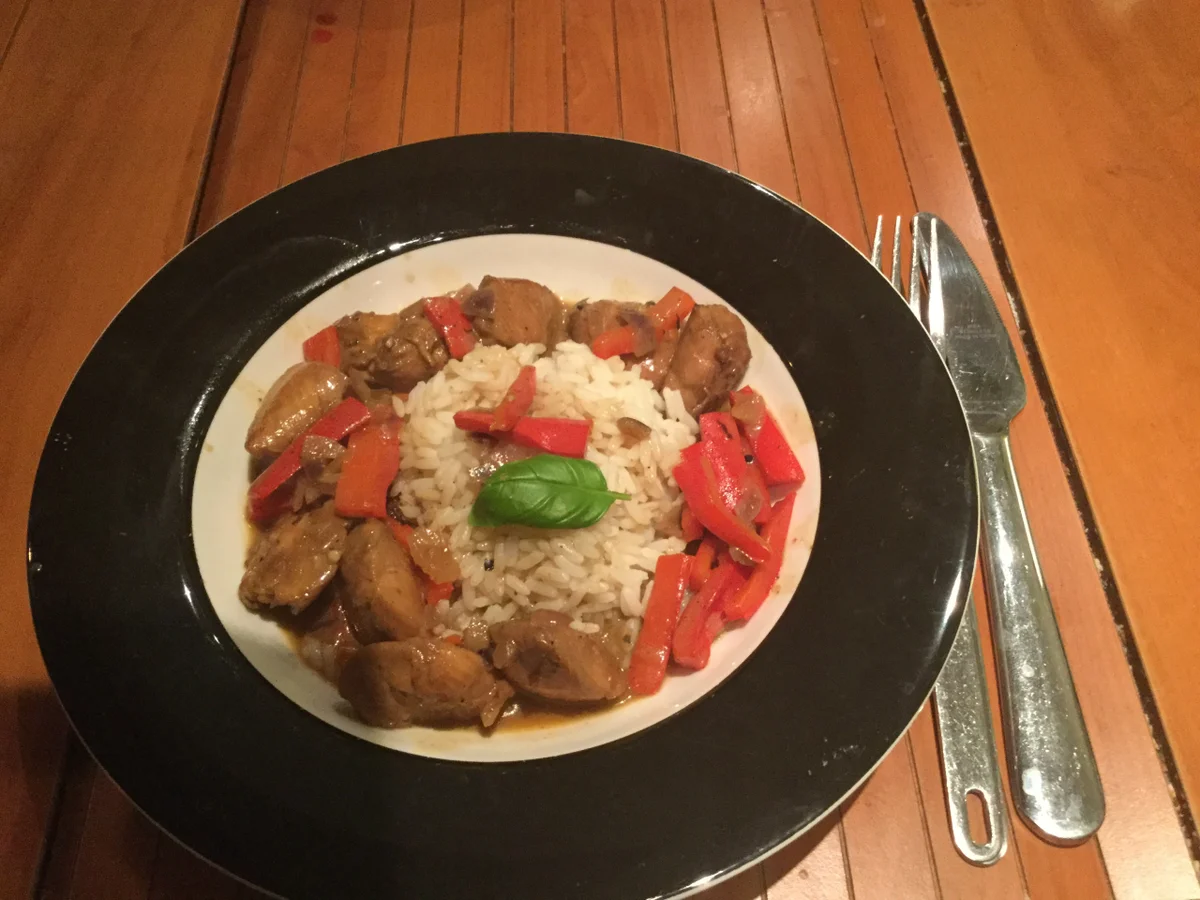 Hähnchen in Kokosmilch an rotem Thaicurry - Rezept - Bild Nr. 5448