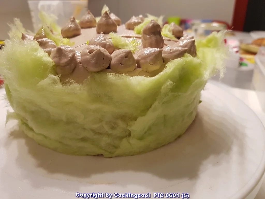 Schoko Sahnetorte  "Mandelkuchenboden" zu Ostern - Rezept - Bild Nr. 5456