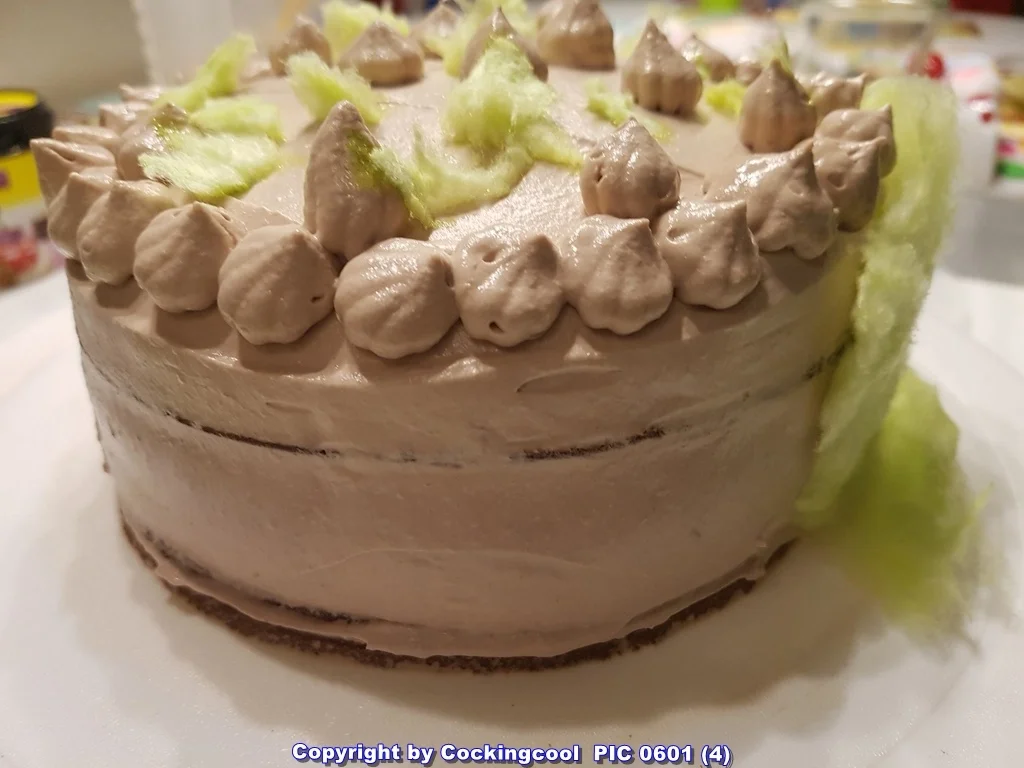 Schoko Sahnetorte  "Mandelkuchenboden" zu Ostern - Rezept - Bild Nr. 5458