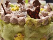 Schoko Sahnetorte  "Mandelkuchenboden" zu Ostern - Rezept - Bild Nr. 5469