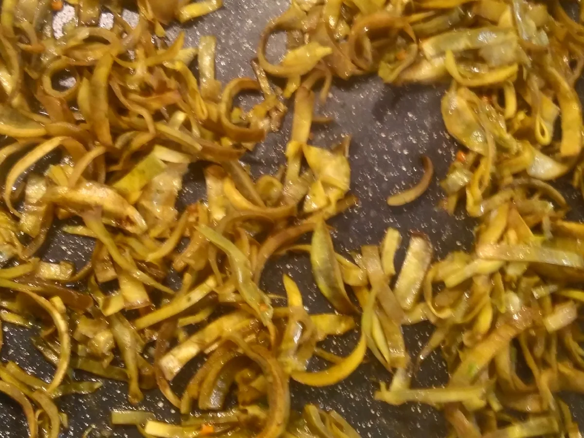 Rezept: Artischocken - Nudelfleckerl - Pfanne Bild Nr. 5470 Artischocken - Nudelfleckerl - Pfanne - Rezept - Bild Nr. 5470