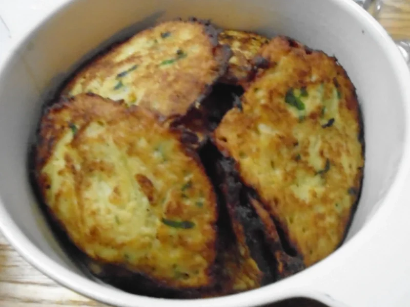 Rezept: Herzhaft asiatisch gewürzte Reibekuchen Bild Nr. 5494 Herzhaft asiatisch gewürzte Reibekuchen - Rezept - Bild Nr. 5494