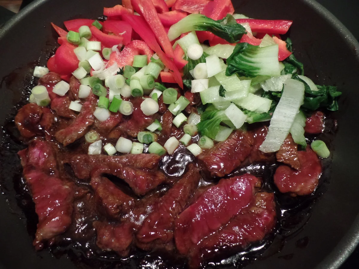 Pak Choi-Rindfleisch-Teriyaki - Rezept - Bild Nr. 5487