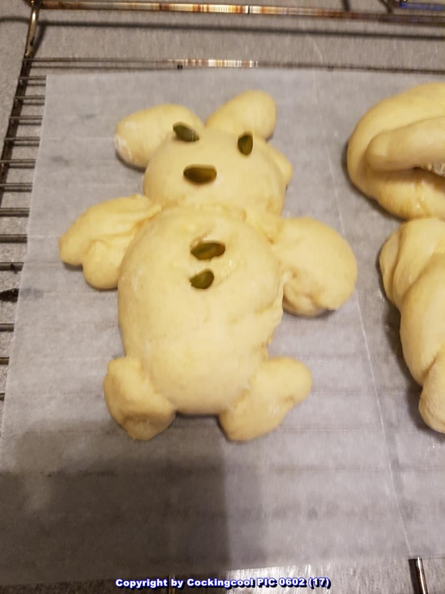 Süsses Frühstücksbrot  zur Einstimmung zu Ostern - Rezept - Bild Nr. 5484