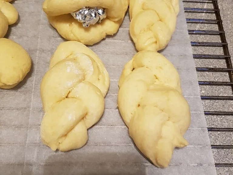 Rezept: Süsses Frühstücksbrot zur Einstimmung zu Ostern Bild Nr. 5486 Süsses Frühstücksbrot zur Einstimmung zu Ostern - Rezept - Bild Nr. 5486