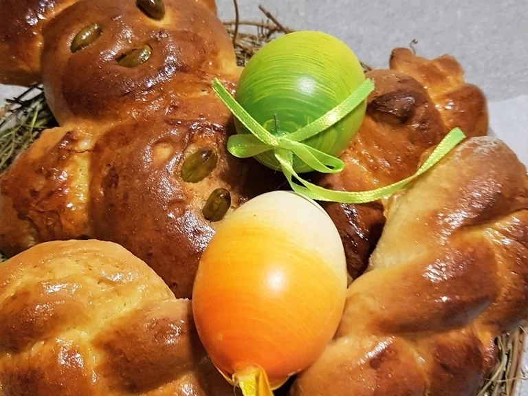 Rezept: Süsses Frühstücksbrot zur Einstimmung zu Ostern Bild Nr. 5495 Süsses Frühstücksbrot zur Einstimmung zu Ostern - Rezept - Bild Nr. 5495