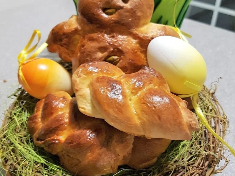 Rezept: Süsses Frühstücksbrot zur Einstimmung zu Ostern Bild Nr. 5496 Süsses Frühstücksbrot zur Einstimmung zu Ostern - Rezept - Bild Nr. 5496